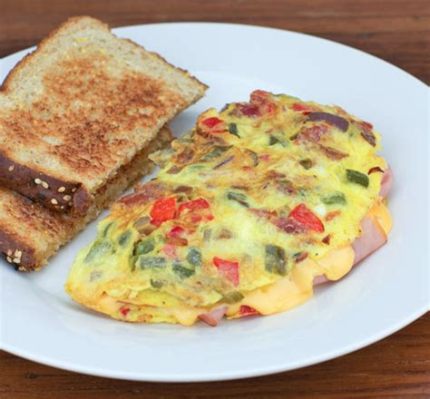  Denver Omelet - En krispig fröjd fylld med ost och grönsaker!